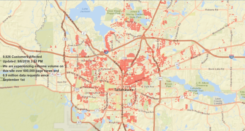 risk management, hurricane hermine, power outages