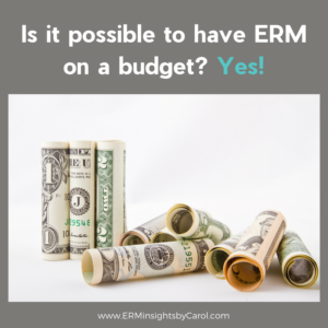 ERM on a budget